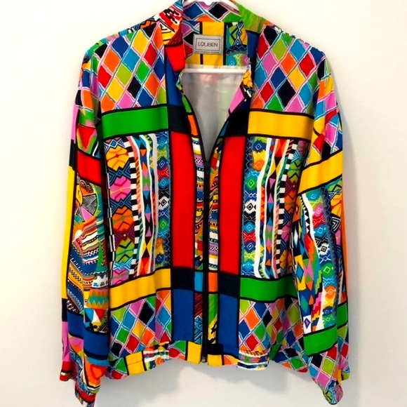 Louben Bomber jacket fully lined, silky feel. Full zip - Picture 1 of 9
